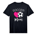 Mens Soccer Mom Love Heart Mama T-Shirt - Minimalist Print for Adults - T-Shirt, Sweatshirt, Hoodie