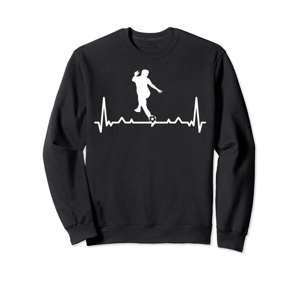 Soccer Player Heartbeat Soccer Sweatshirt - Custom Art Print Men Women - T-Shirt, Sweatshirt, Hoodie
