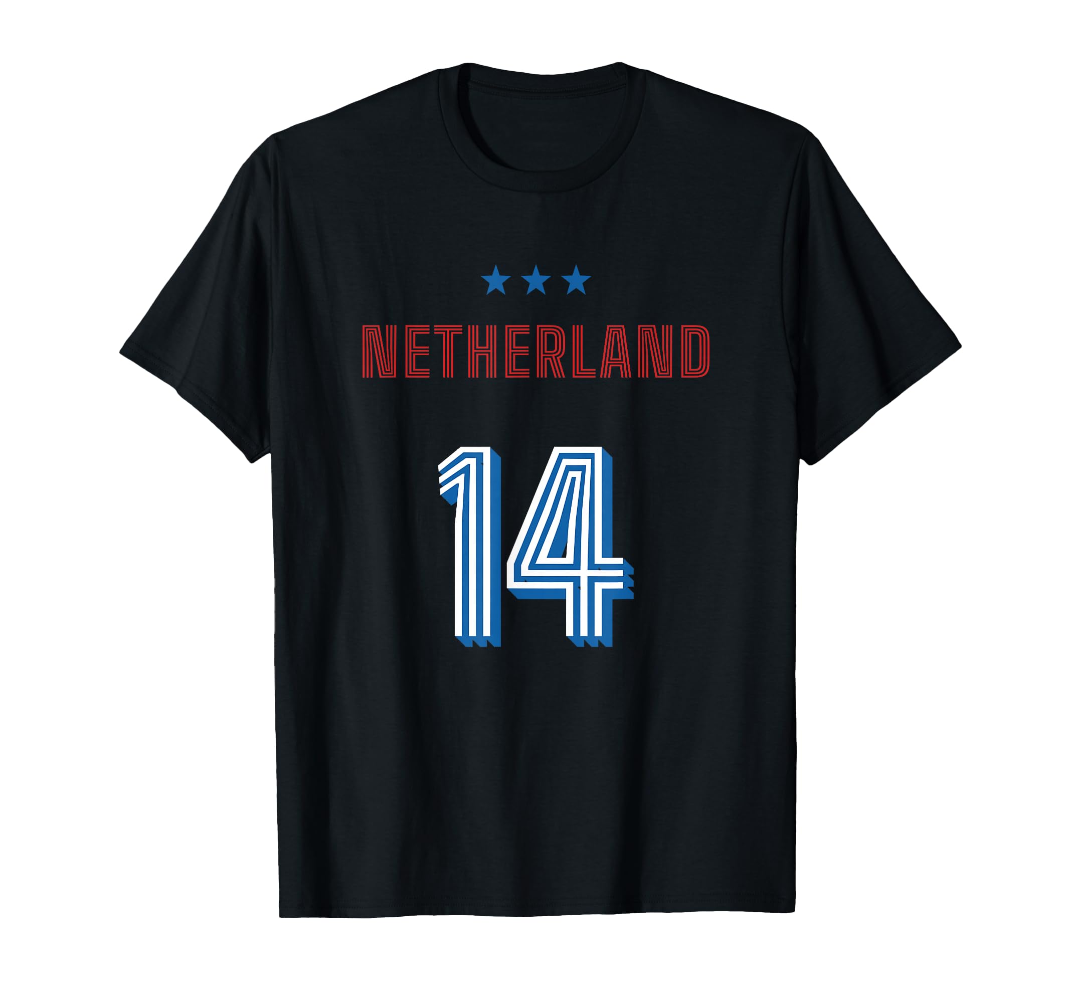 Netherlands Soccer 14 Football Game T-Shirt - Novelty Apparel for Adults - T-Shirt, Sweatshirt, Hoodie