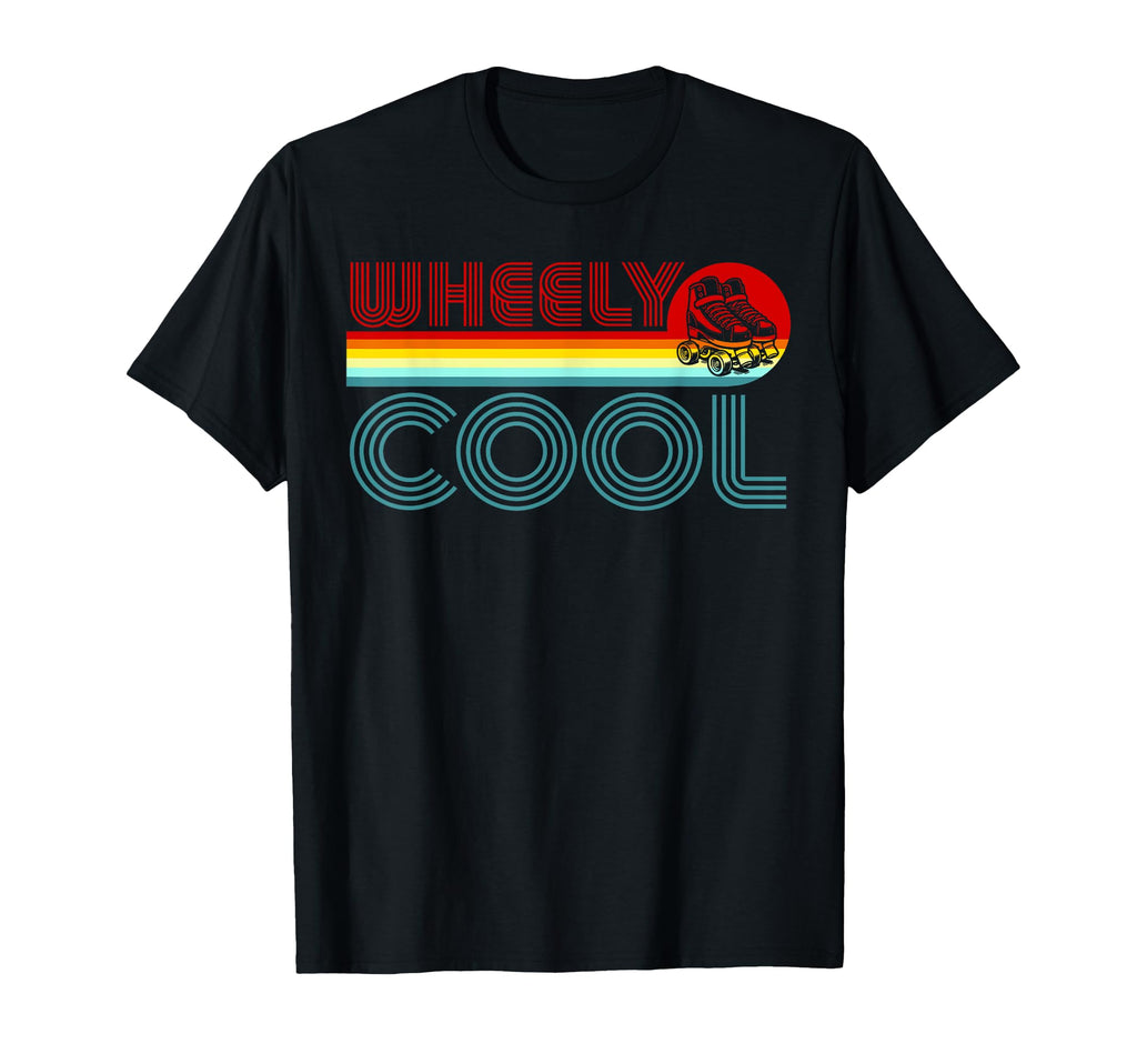 Roller Skating Skate 1970S Wheely T-Shirt - Minimalist Print Unisex - T-Shirt, Sweatshirt, Hoodie