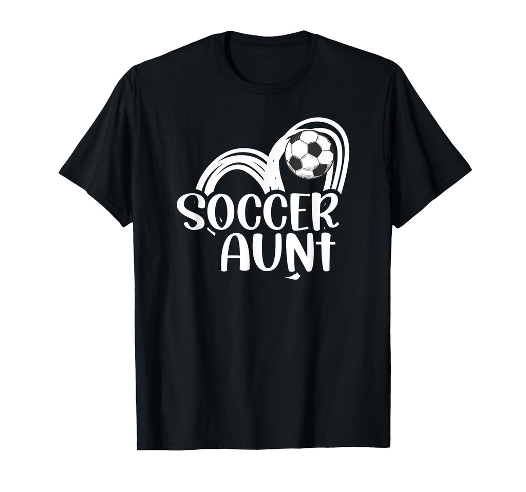 Soccer Aunt Heart Aunt Soccer Player T-Shirt - Streetwear Style for Adults - T-Shirt, Sweatshirt, Hoodie