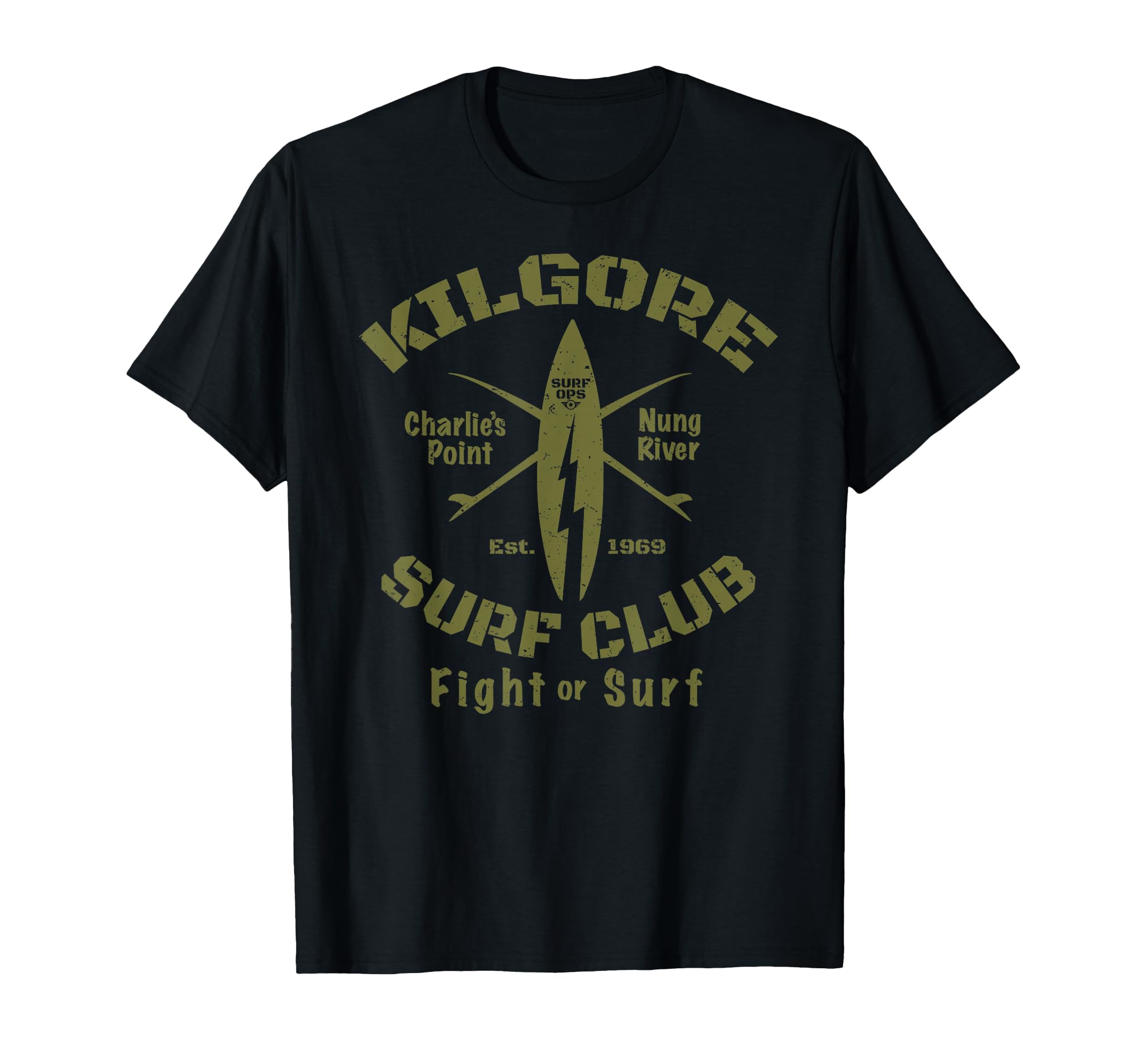 Surf Ops Kilgore Surf Club Surf Or Fight T-Shirt - Custom Art Print Unisex - T-Shirt, Sweatshirt, Hoodie