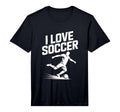 Mens I Love Soccer Football Fans T-Shirt - Fun Novelty Design Unisex - T-Shirt, Sweatshirt, Hoodie