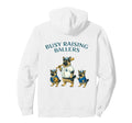 Busy Raising Baller Baseball Softball Hoodie - Aesthetic Graphic Unisex - T-Shirt, Sweatshirt, Hoodie