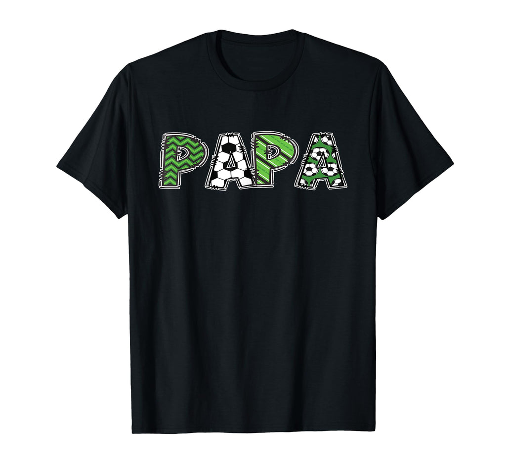 Soccer Daddy Papa Birthday Party T-Shirt - Casual Everyday Wear for Adults - T-Shirt, Sweatshirt, Hoodie