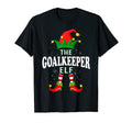 Goalkeeper Elf Family Matching Pajama T-Shirt - Minimalist Print Men Women - T-Shirt, Sweatshirt, Hoodie