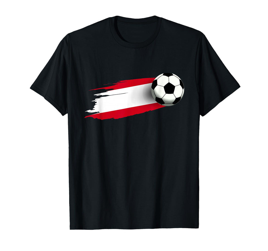 Austria Flag Austrian Soccer Flag T-Shirt - Minimalist Print for Adults - T-Shirt, Sweatshirt, Hoodie