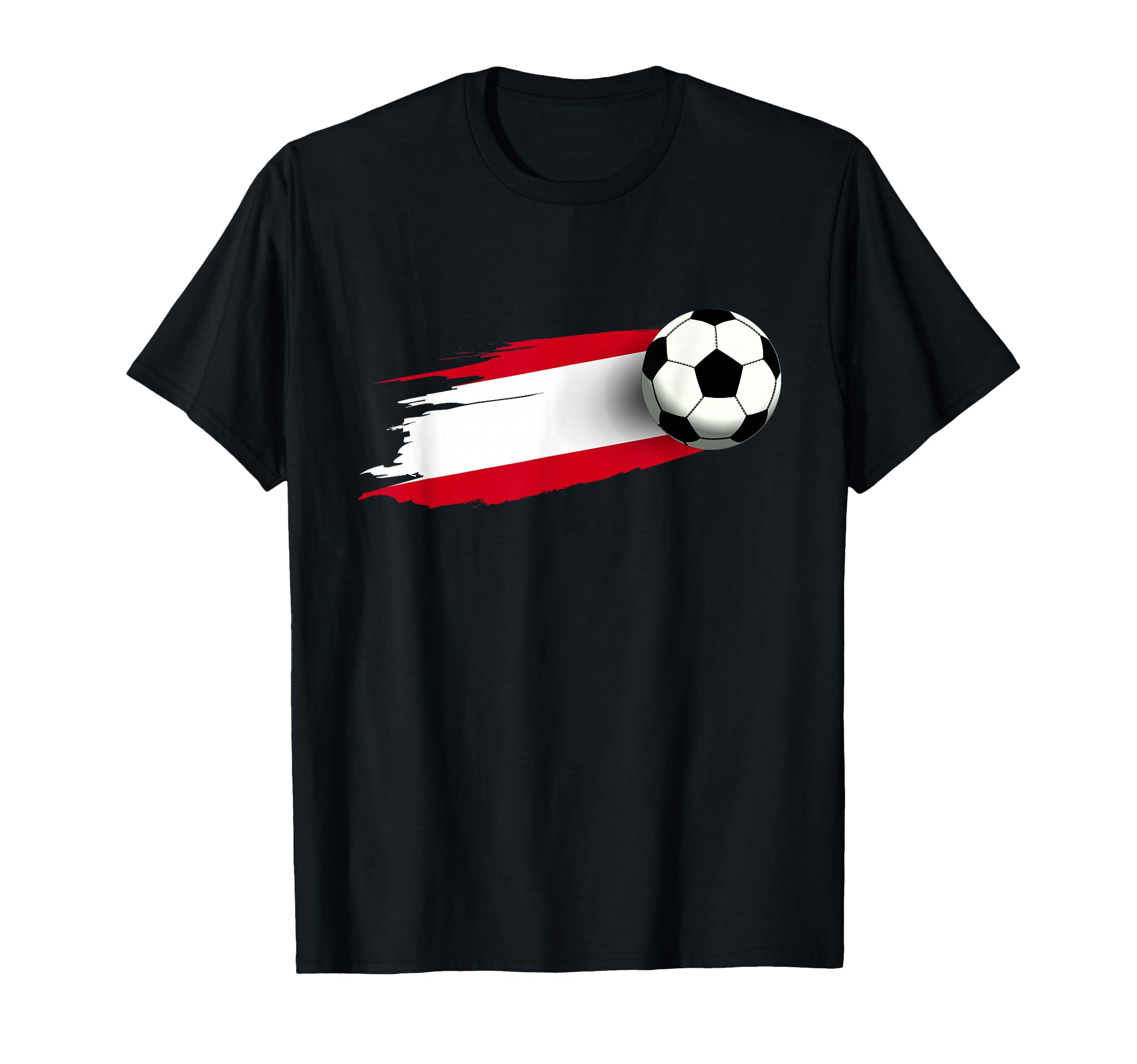 Austria Flag Austrian Soccer Flag T-Shirt - Minimalist Print for Adults - T-Shirt, Sweatshirt, Hoodie