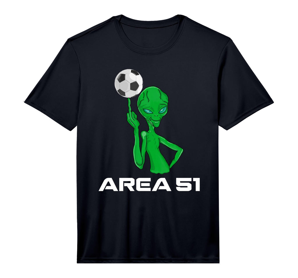 Mens Funny Soccer Alien Storm Area T-Shirt - Aesthetic Graphic Men Women - T-Shirt, Sweatshirt, Hoodie