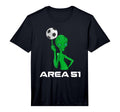 Mens Funny Soccer Alien Storm Area T-Shirt - Aesthetic Graphic Men Women - T-Shirt, Sweatshirt, Hoodie