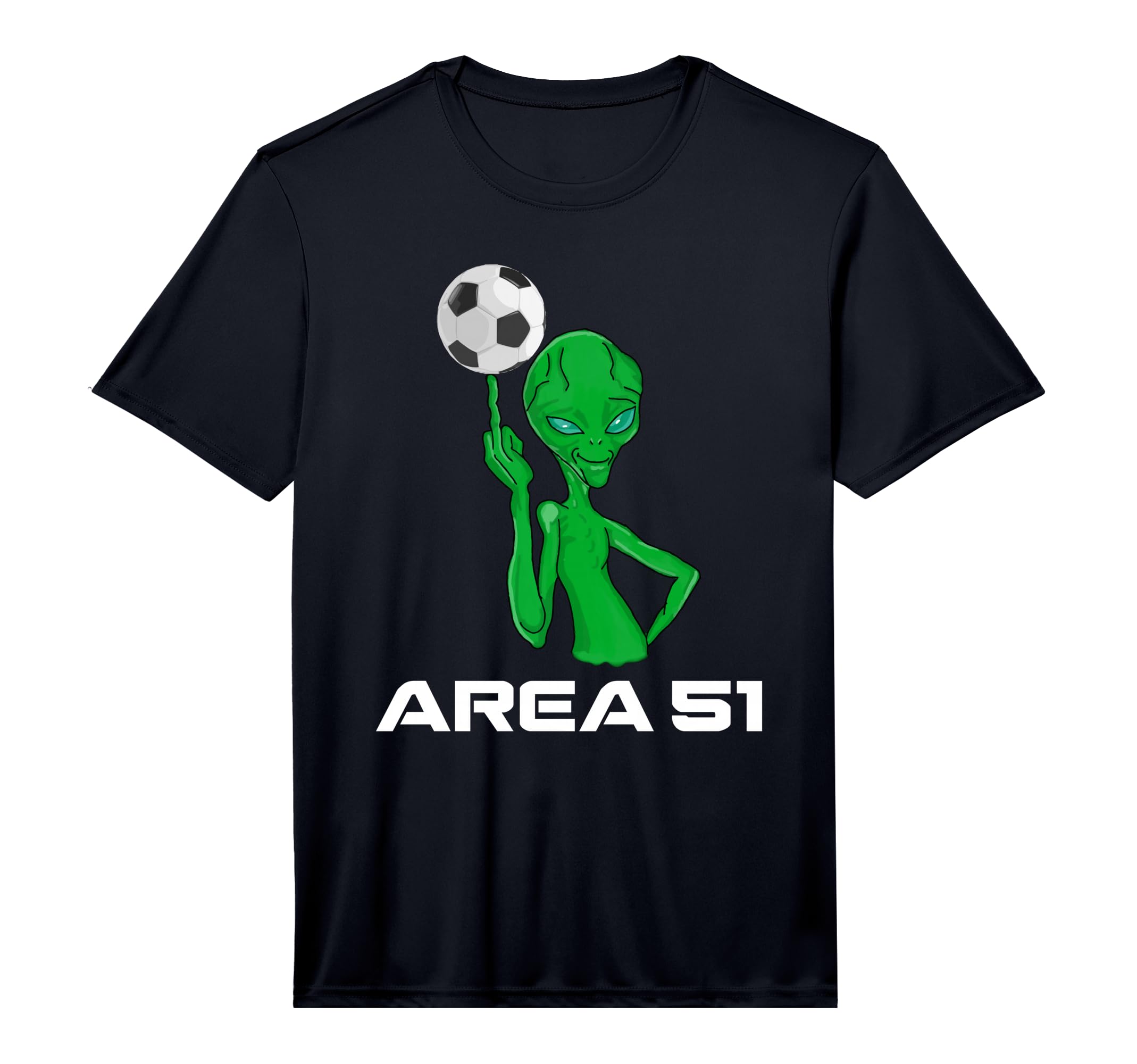 Mens Funny Soccer Alien Storm Area T-Shirt - Aesthetic Graphic Men Women - T-Shirt, Sweatshirt, Hoodie