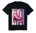 7 Year Old Roller Skating Birthday T-Shirt - Casual Everyday Wear Unisex - T-Shirt, Sweatshirt, Hoodie
