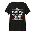 My Princess Wears Cleats Soccer Mom T-Shirt - Novelty Apparel Men Women - T-Shirt, Sweatshirt, Hoodie