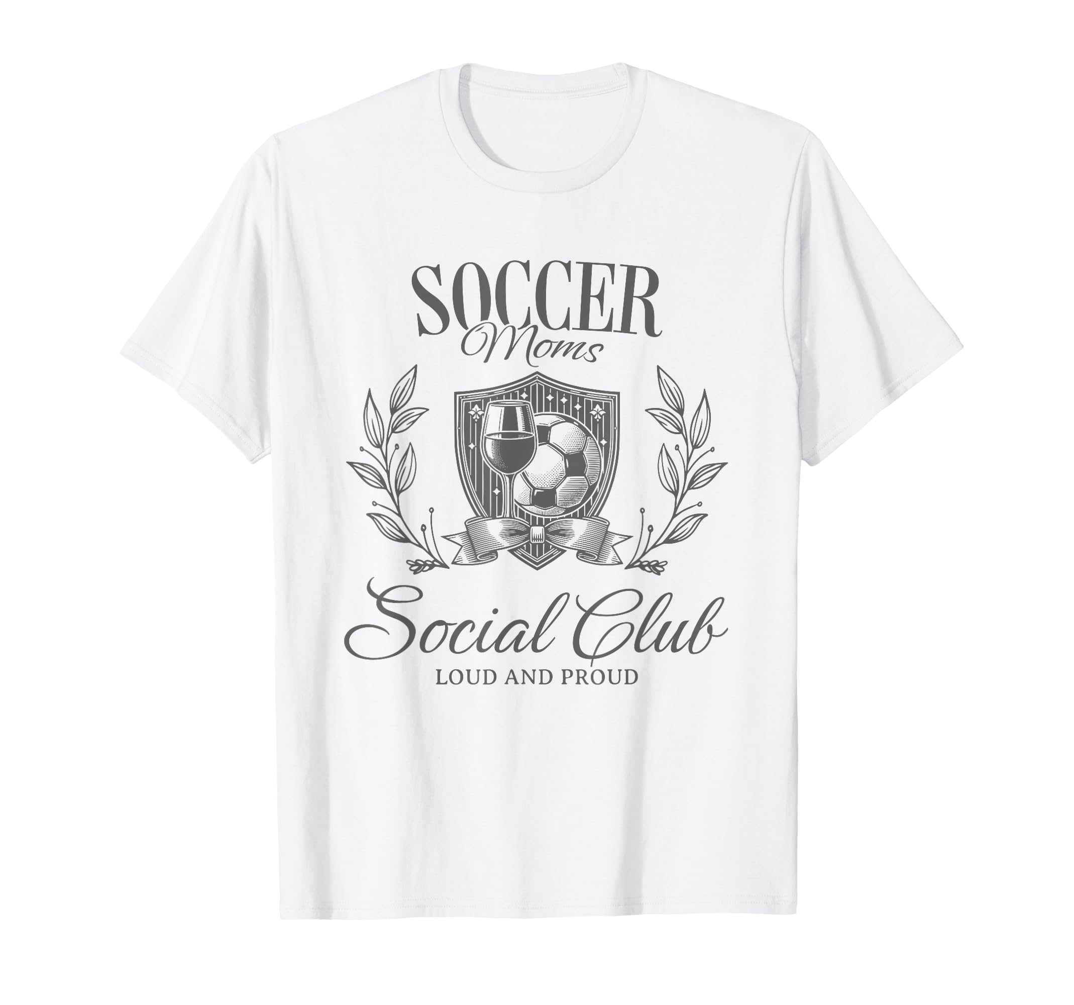 Soccer Team Mom Bow Gift Soccer Moms T-Shirt - Aesthetic Graphic Men Women - T-Shirt, Sweatshirt, Hoodie