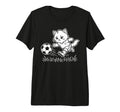 Soccer Kawaii Cat Footballer Goal T-Shirt - Streetwear Style Men Women - T-Shirt, Sweatshirt, Hoodie