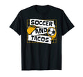 Soccer And Tacos Futbol Fu Ball Goal T-Shirt - Minimalist Print for Adults - T-Shirt, Sweatshirt, Hoodie
