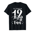 Number 12 Biggest Fan Soccer Player T-Shirt - Minimalist Print Unisex - T-Shirt, Sweatshirt, Hoodie