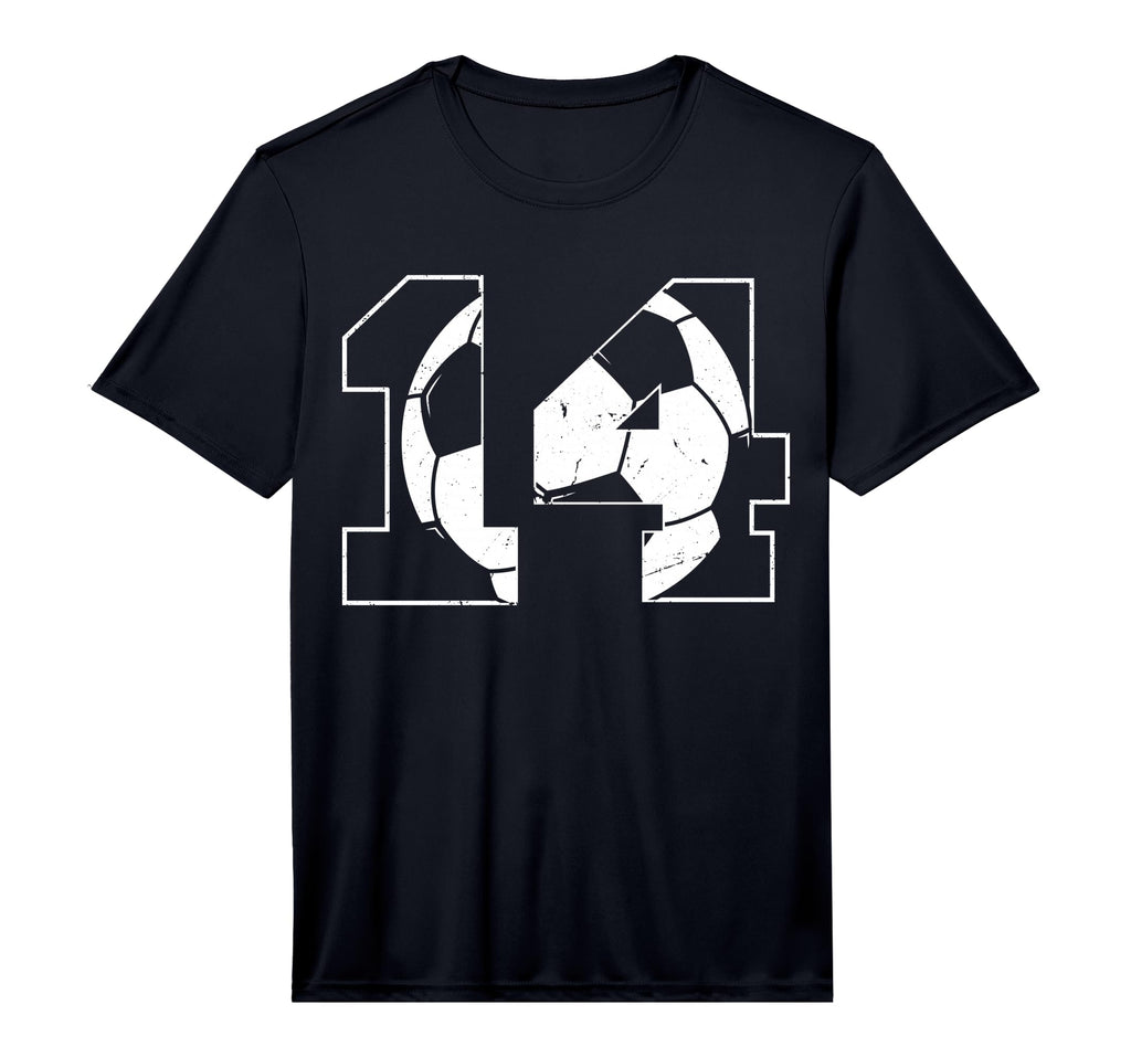 Mens 14Th Birthday Soccer Player T-Shirt - Custom Art Print for Adults - T-Shirt, Sweatshirt, Hoodie