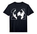 Mens 14Th Birthday Soccer Player T-Shirt - Custom Art Print for Adults - T-Shirt, Sweatshirt, Hoodie