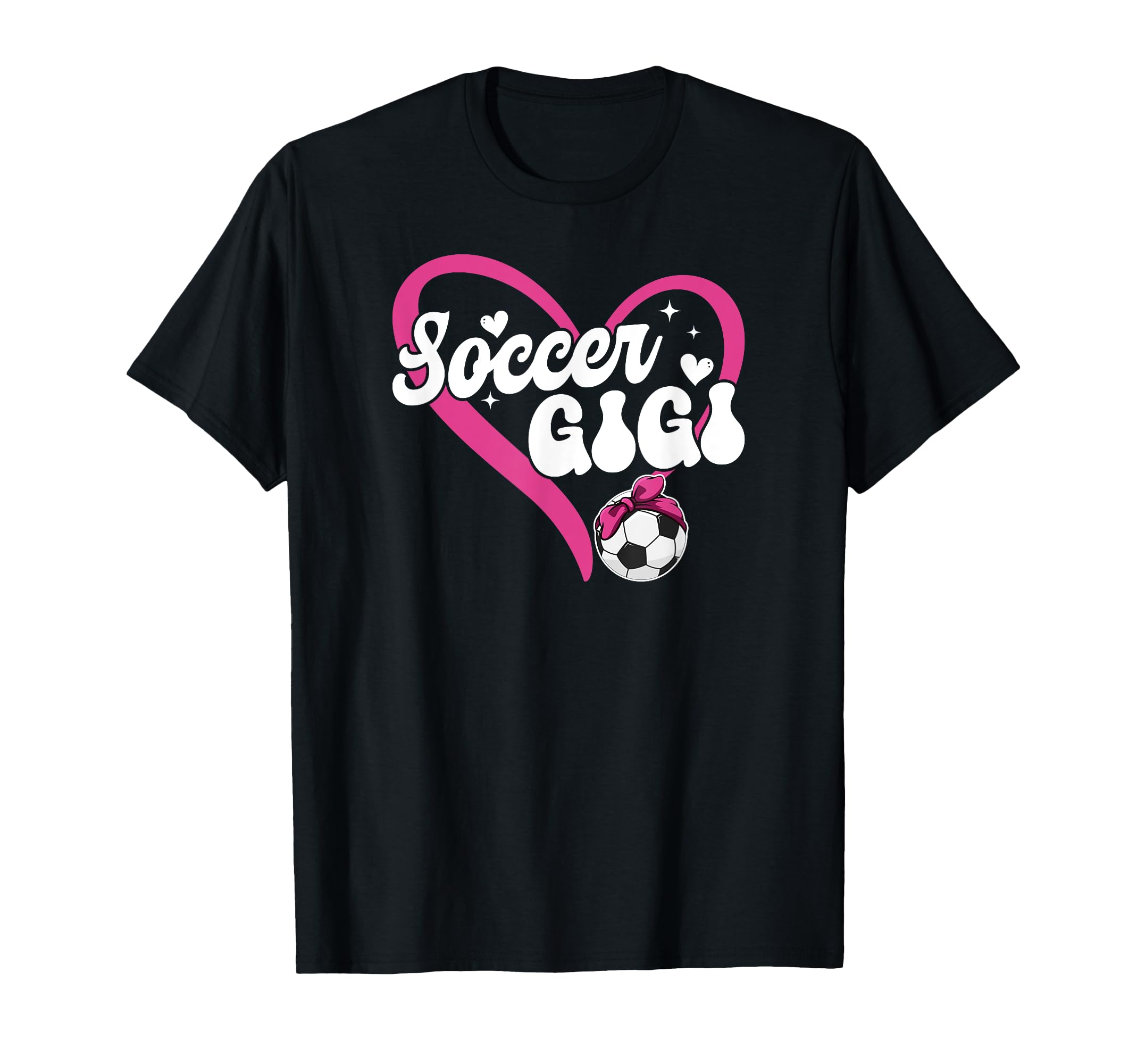 Soccer Gigi Grandma Heart Gigi Soccer T-Shirt - Novelty Apparel for Adults - T-Shirt, Sweatshirt, Hoodie