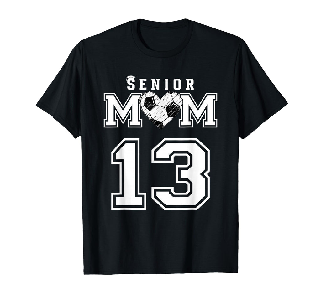 Proud Senior Soccer Mom Custom T-Shirt - Minimalist Print for Adults - T-Shirt, Sweatshirt, Hoodie