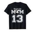 Proud Senior Soccer Mom Custom T-Shirt - Minimalist Print for Adults - T-Shirt, Sweatshirt, Hoodie