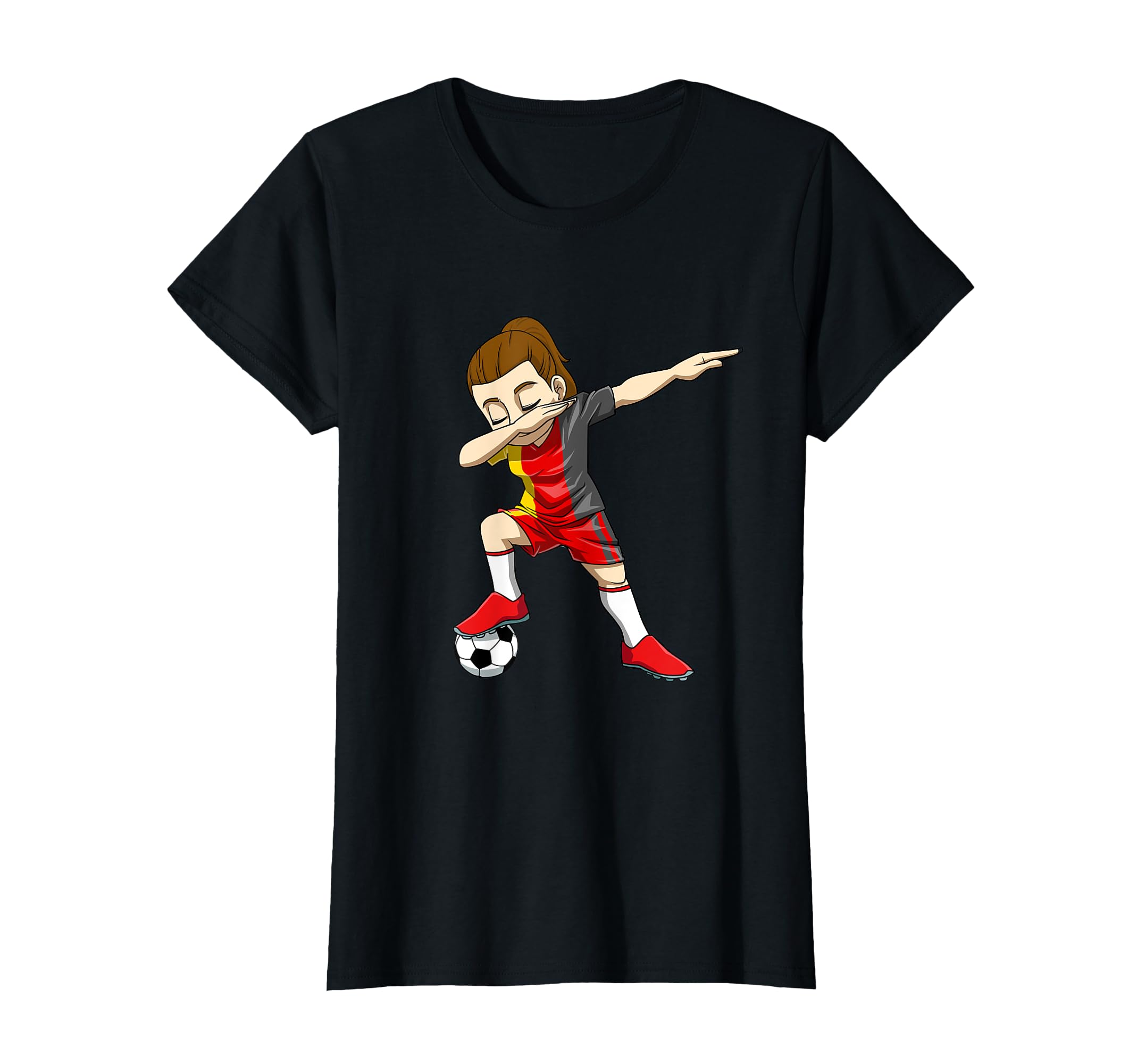 Dabbing Soccer After Goal Germany T-Shirt - Custom Art Print Men Women - T-Shirt, Sweatshirt, Hoodie
