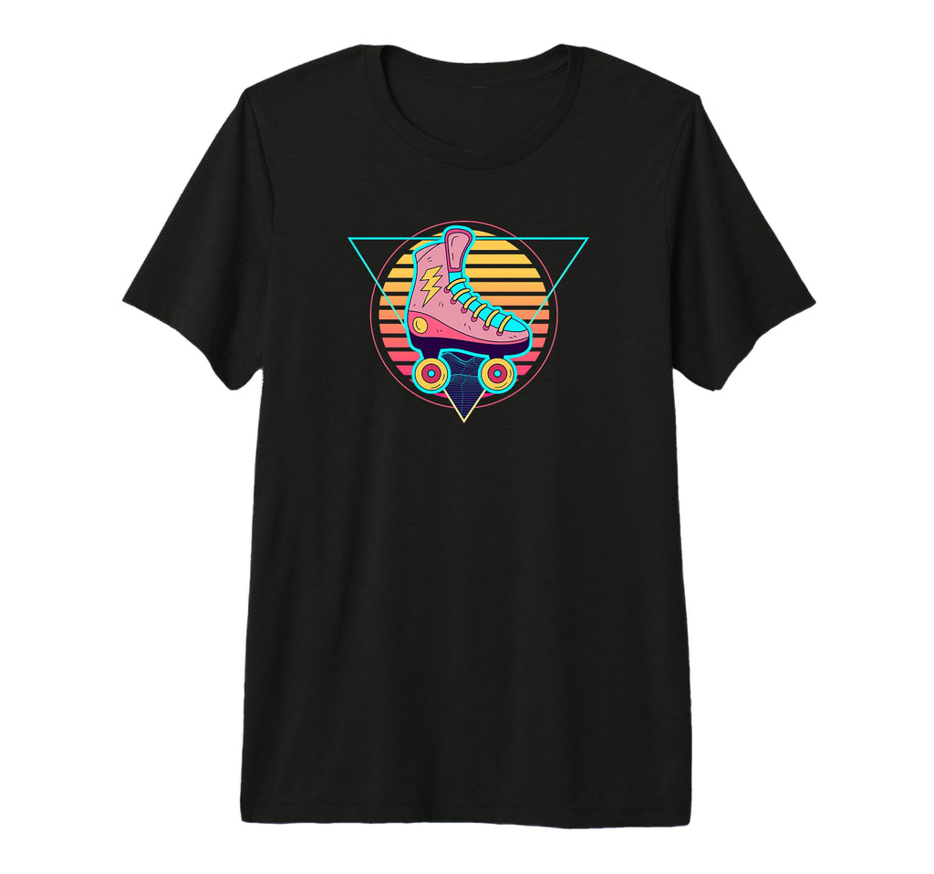 Futuristic Synthwave Roller Skate T-Shirt - Unique Graphic Unisex - T-Shirt, Sweatshirt, Hoodie