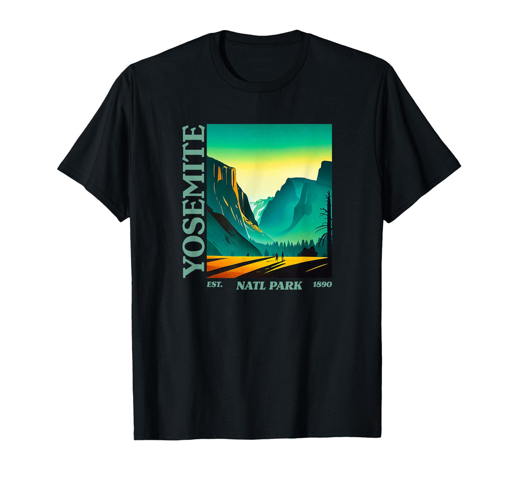 Yosemite Yosemite National Park T-Shirt - Custom Art Print Men Women - T-Shirt, Sweatshirt, Hoodie