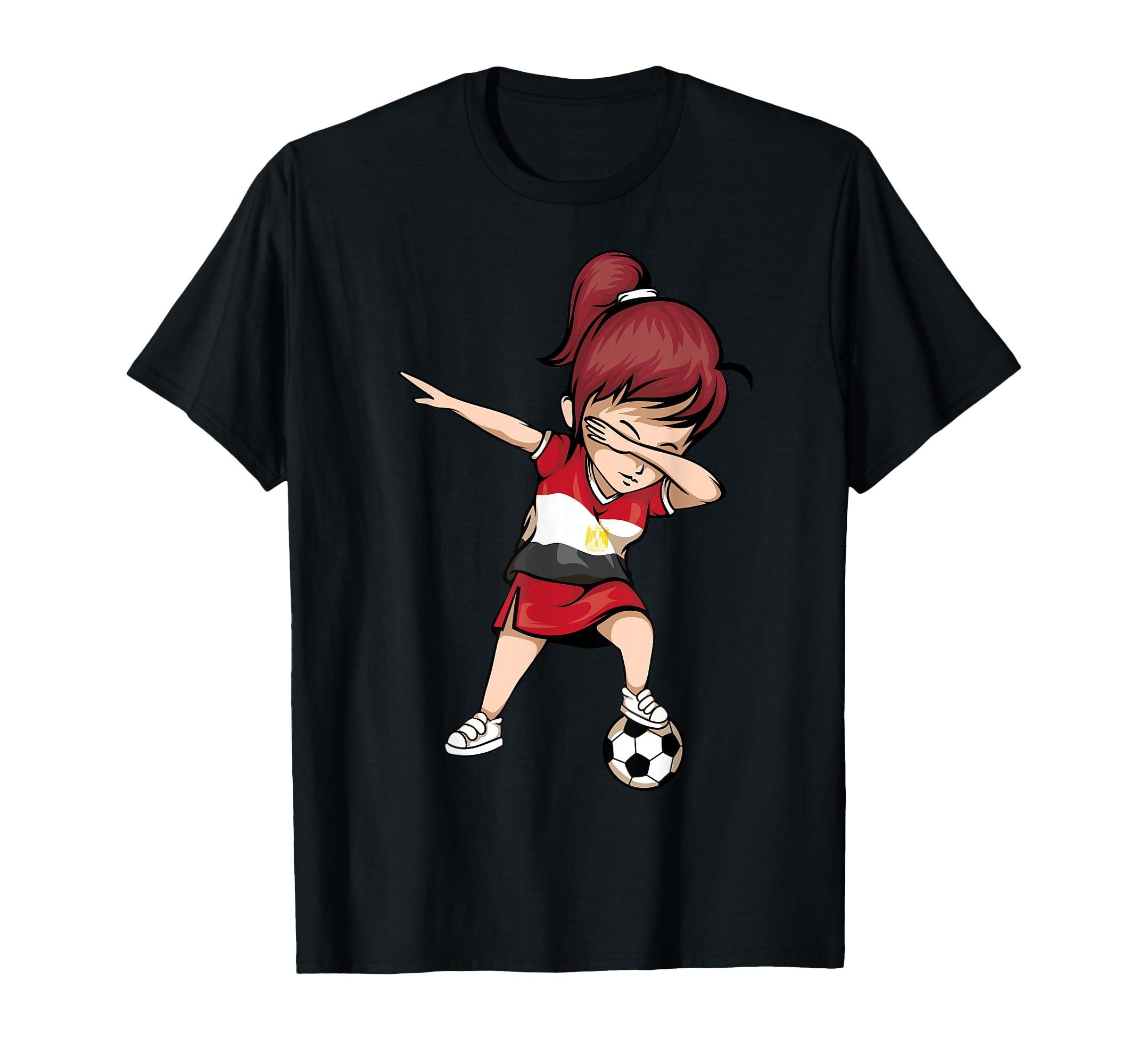 Dabbing Soccer Egypt Egyptian T-Shirt - Fun Novelty Design Men Women - T-Shirt, Sweatshirt, Hoodie