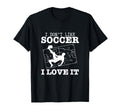 I Love Soccer Funny Soccer Player T-Shirt - Minimalist Print for Adults - T-Shirt, Sweatshirt, Hoodie