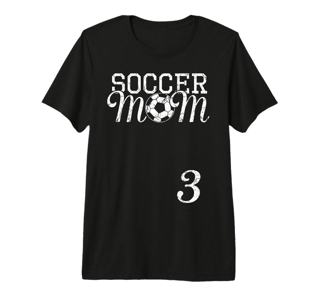 Soccer Mom Jersey Number 3 Favorite T-Shirt - Graphic Print Men Women - T-Shirt, Sweatshirt, Hoodie