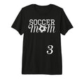 Soccer Mom Jersey Number 3 Favorite T-Shirt - Graphic Print Men Women - T-Shirt, Sweatshirt, Hoodie