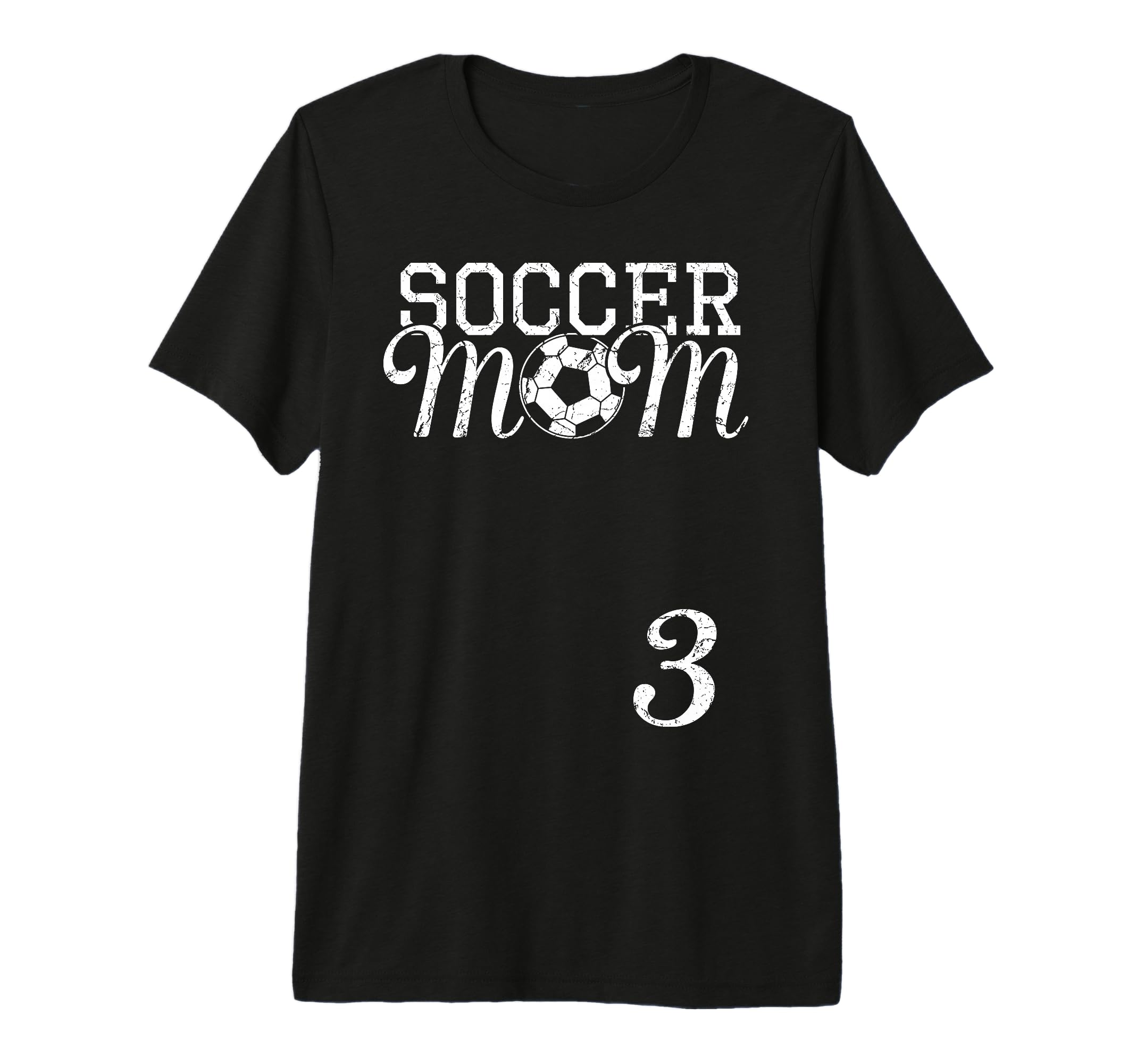 Soccer Mom Jersey Number 3 Favorite T-Shirt - Graphic Print Men Women - T-Shirt, Sweatshirt, Hoodie