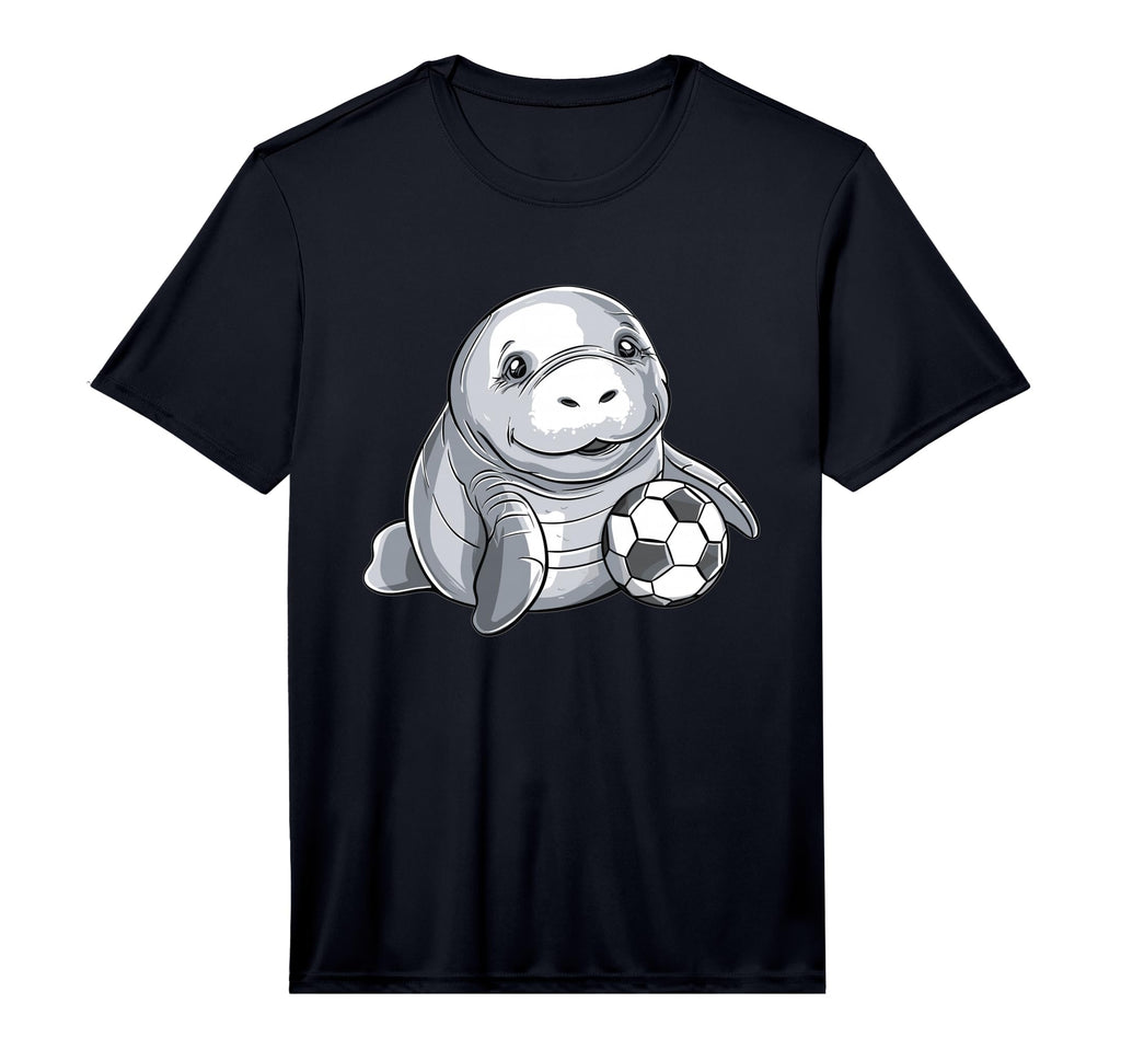 Soccer Manatee Performance T-Shirt - Custom Art Print Men Women - T-Shirt, Sweatshirt, Hoodie