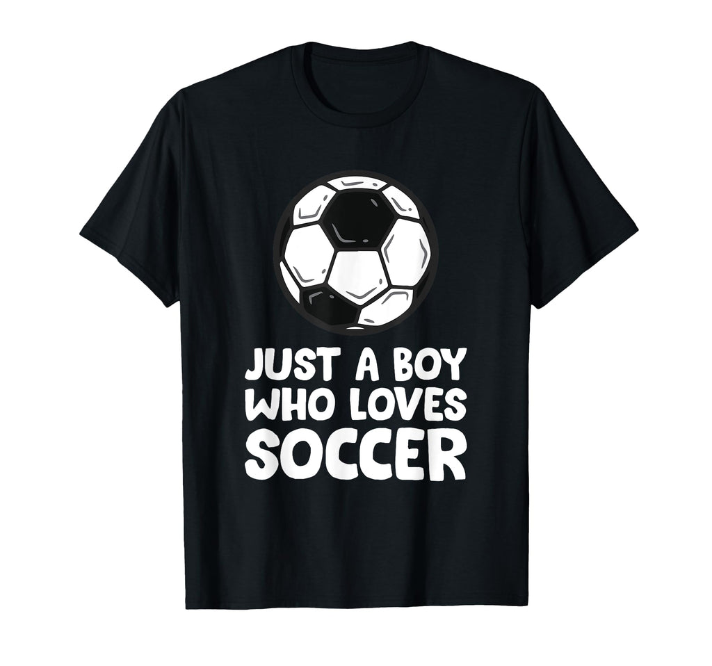 Just Who Loves Soccer T-Shirt - Trendy Graphic Unisex - T-Shirt, Sweatshirt, Hoodie