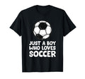 Just Who Loves Soccer T-Shirt - Trendy Graphic Unisex - T-Shirt, Sweatshirt, Hoodie
