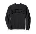 Butler Nj Distressed Black Varsity Sweatshirt - Graphic Print for Adults - T-Shirt, Sweatshirt, Hoodie