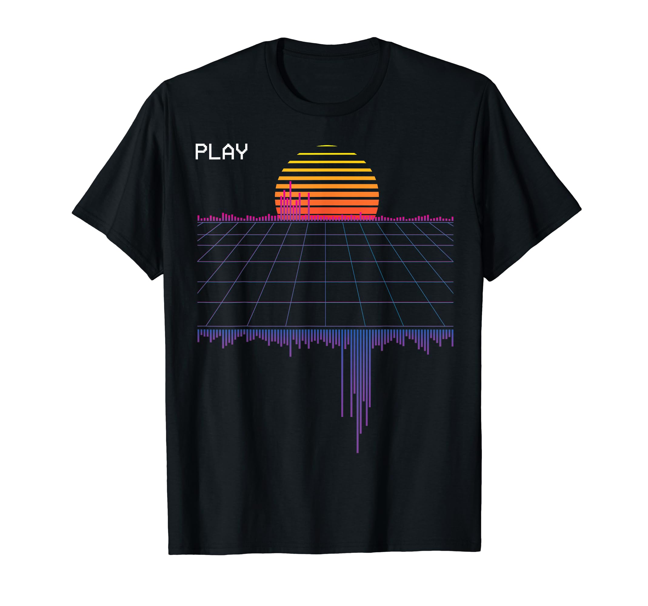 Outrun Synthwave Vaporwave Aesthetic Hoodie - Fun Novelty Design for Adults - T-Shirt, Sweatshirt, Hoodie