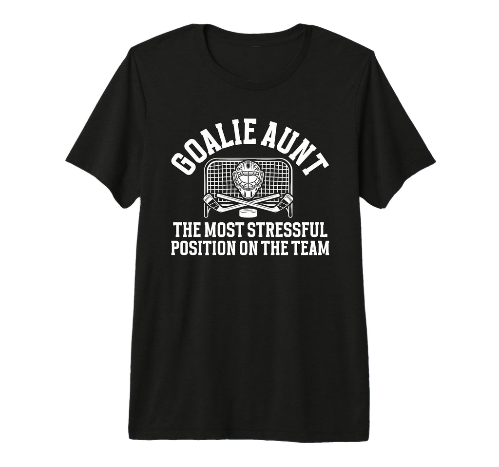 Funny Hockey Goalie Aunt Hockey Keeper T-Shirt - Unique Graphic Men Women - T-Shirt, Sweatshirt, Hoodie
