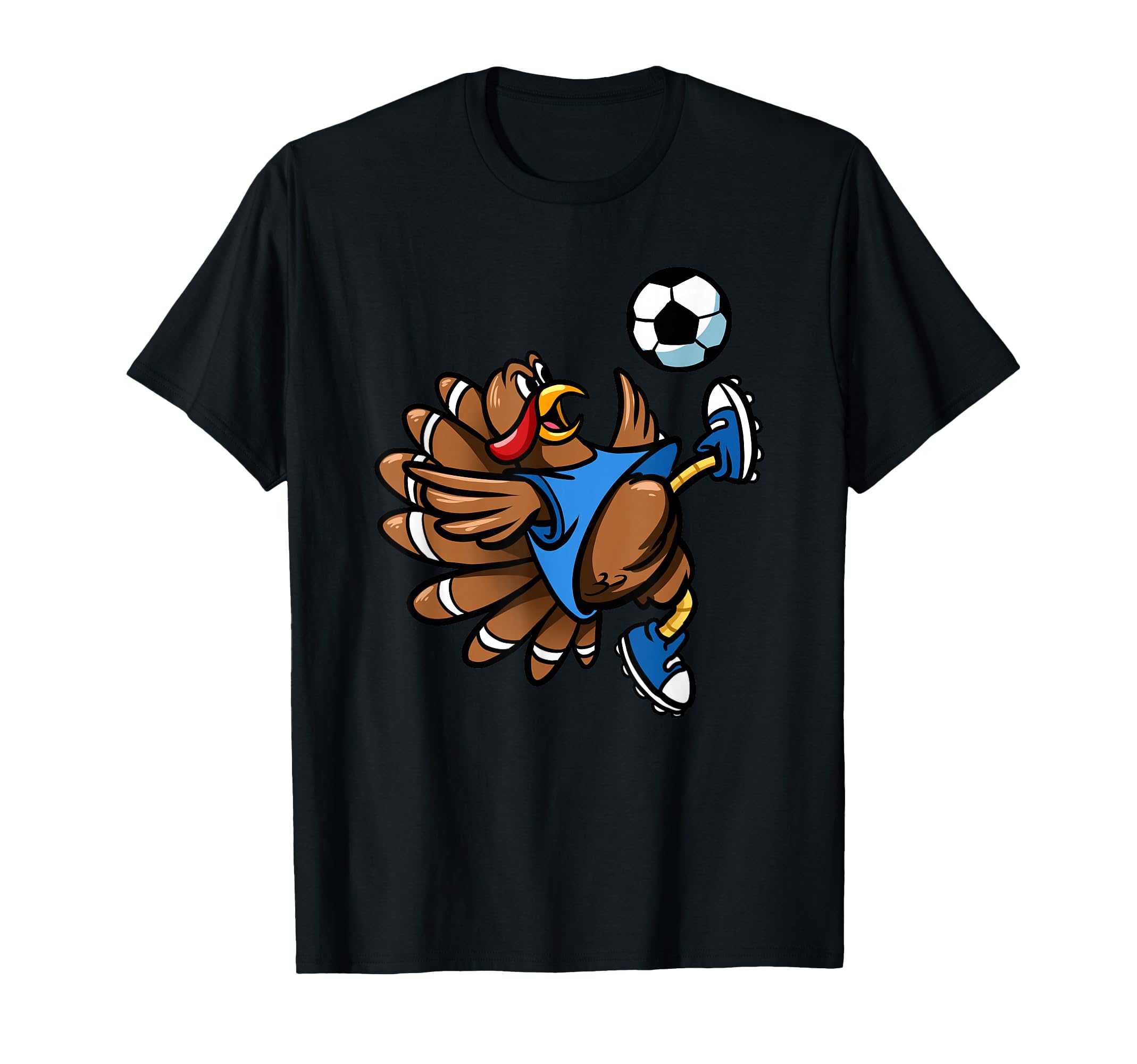 Bicycle Kick Turkey Thanksgiving Soccer T-Shirt - Unique Graphic for Adults - T-Shirt, Sweatshirt, Hoodie