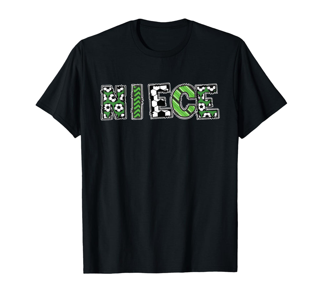 Soccer Niece Birthday Party T-Shirt - Minimalist Print Unisex - T-Shirt, Sweatshirt, Hoodie