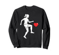 Soccer Valentines Day Heart Love Sweatshirt - Custom Art Print for Adults - T-Shirt, Sweatshirt, Hoodie