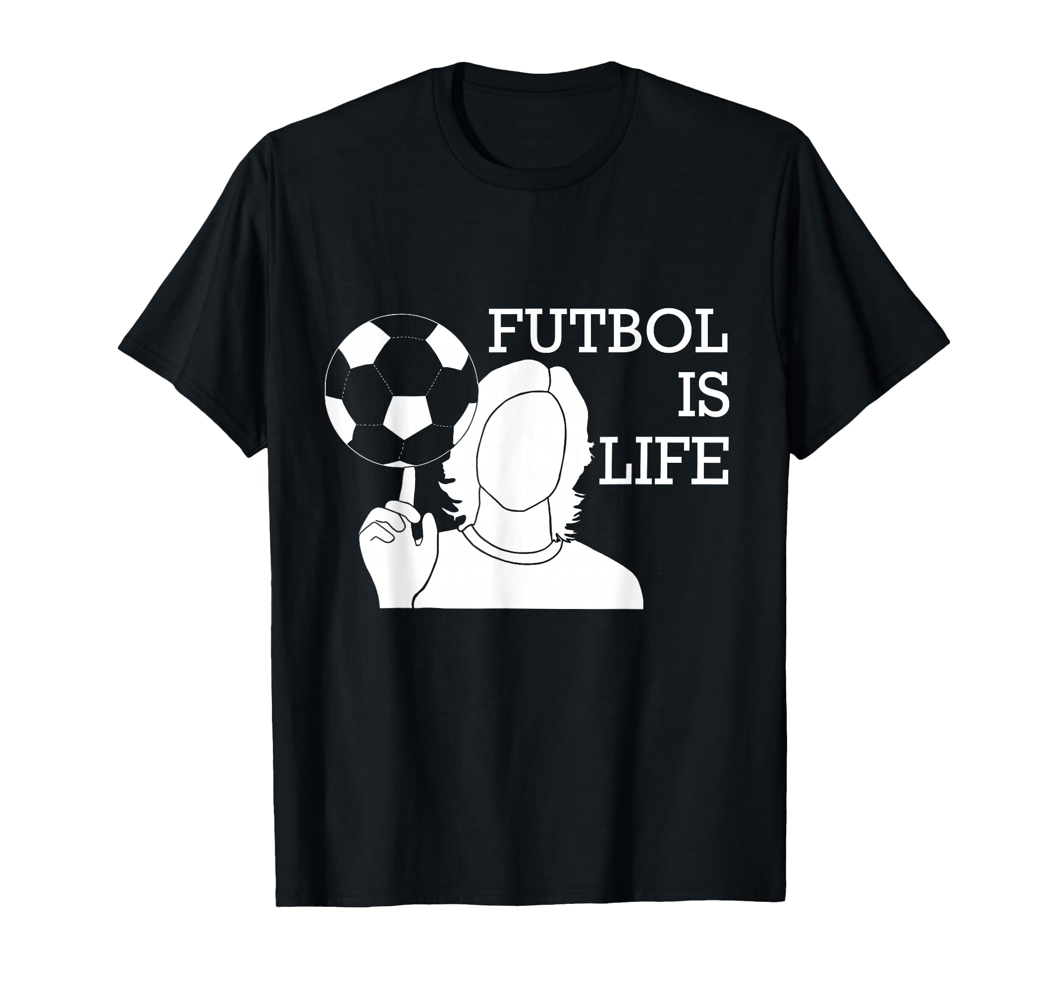 Futbol Is Life T-Shirt - Aesthetic Graphic for Adults - T-Shirt, Sweatshirt, Hoodie