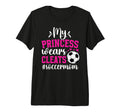 My Princess Wears Cleats Soccer Mom T-Shirt - Graphic Print for Adults - T-Shirt, Sweatshirt, Hoodie
