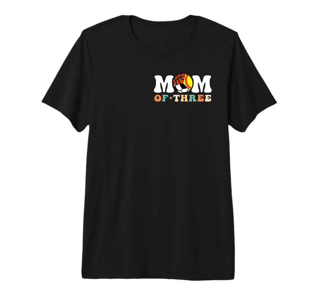 My Softball Soccer Basketball Mom T-Shirt - Fun Novelty Design for Adults - T-Shirt, Sweatshirt, Hoodie