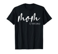 Womens Mom Est 2012 Mothers Day T-Shirt - Fun Novelty Design for Adults - T-Shirt, Sweatshirt, Hoodie