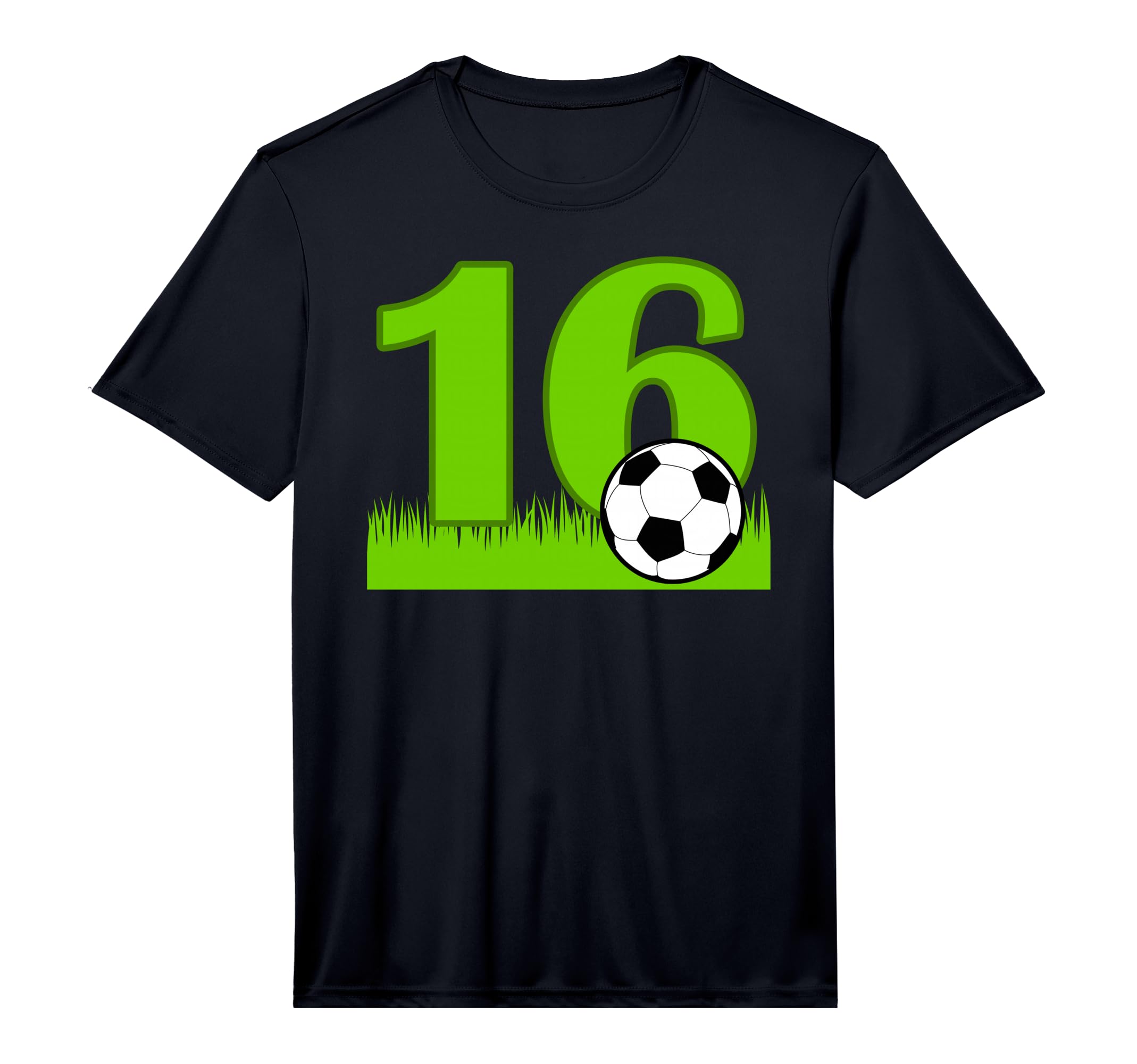 16Th Birthday Soccer 16 Years Old T-Shirt - Fun Novelty Design for Adults - T-Shirt, Sweatshirt, Hoodie