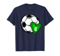 Womens Custom Soccer Mom Number 6 T-Shirt - Aesthetic Graphic Men Women - T-Shirt, Sweatshirt, Hoodie