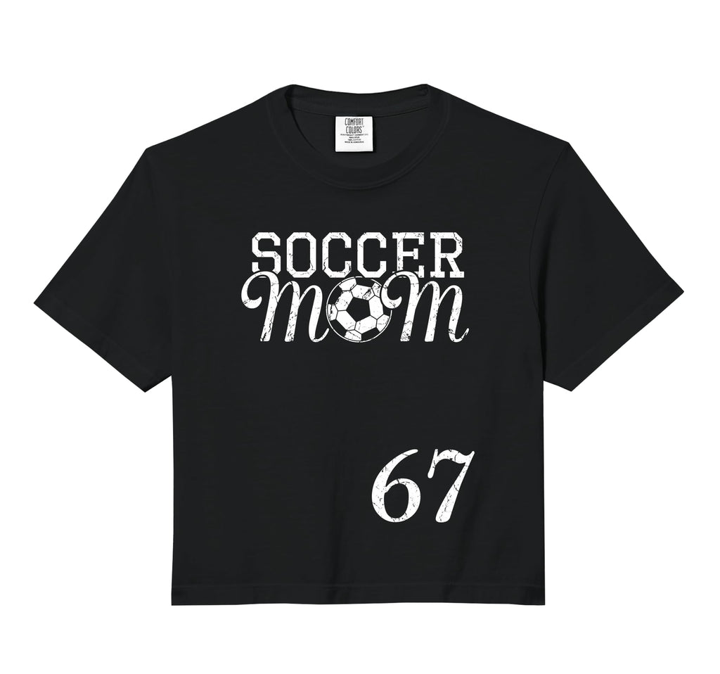 Soccer Mom Jersey Number 67 Favorite Hoodie - Minimalist Print Men Women - T-Shirt, Sweatshirt, Hoodie